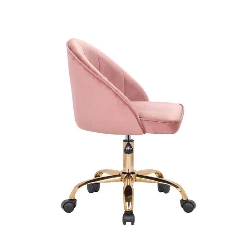 Opulon Metal Office Chair  -  Pink media 4