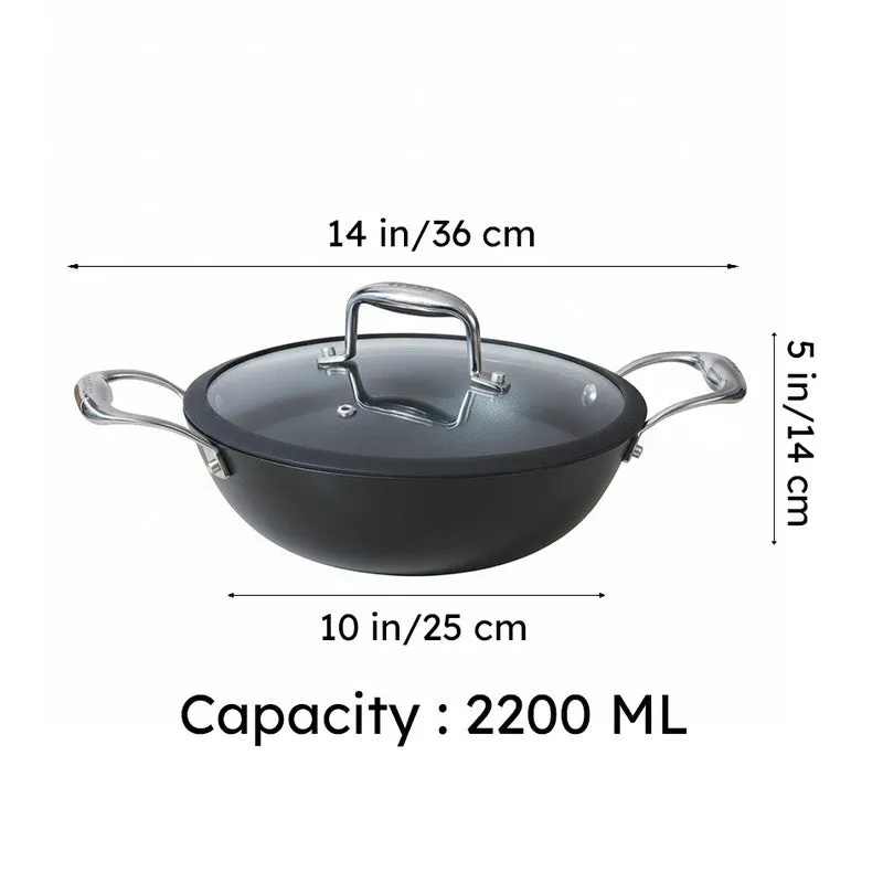 Vinod Sizzle King Kadhai With Lid - 2200 mL - 12