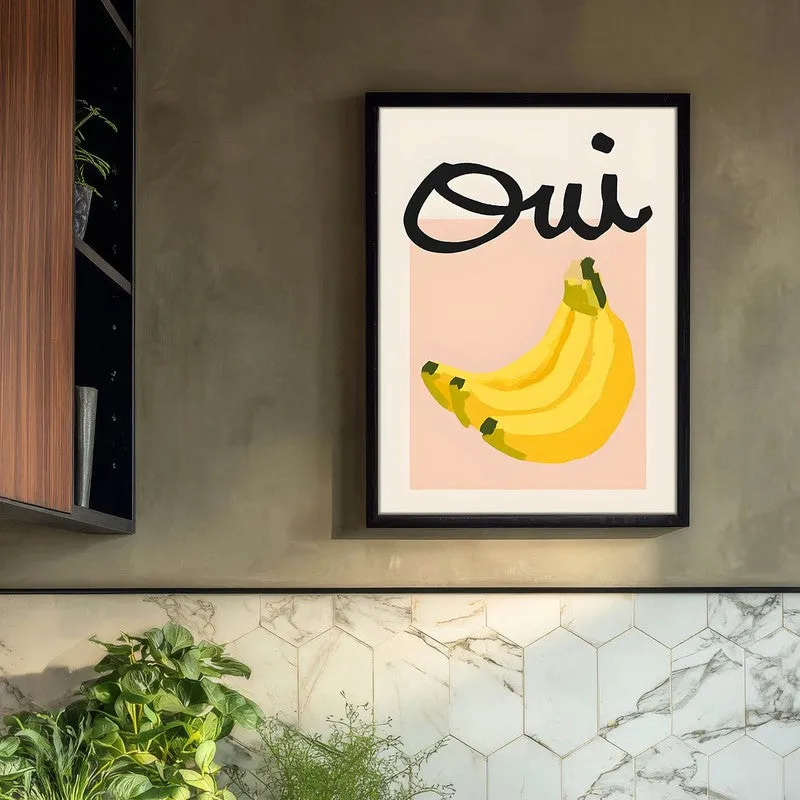 Yellow Pulp Archival Canvas Wall Art - Black media 3