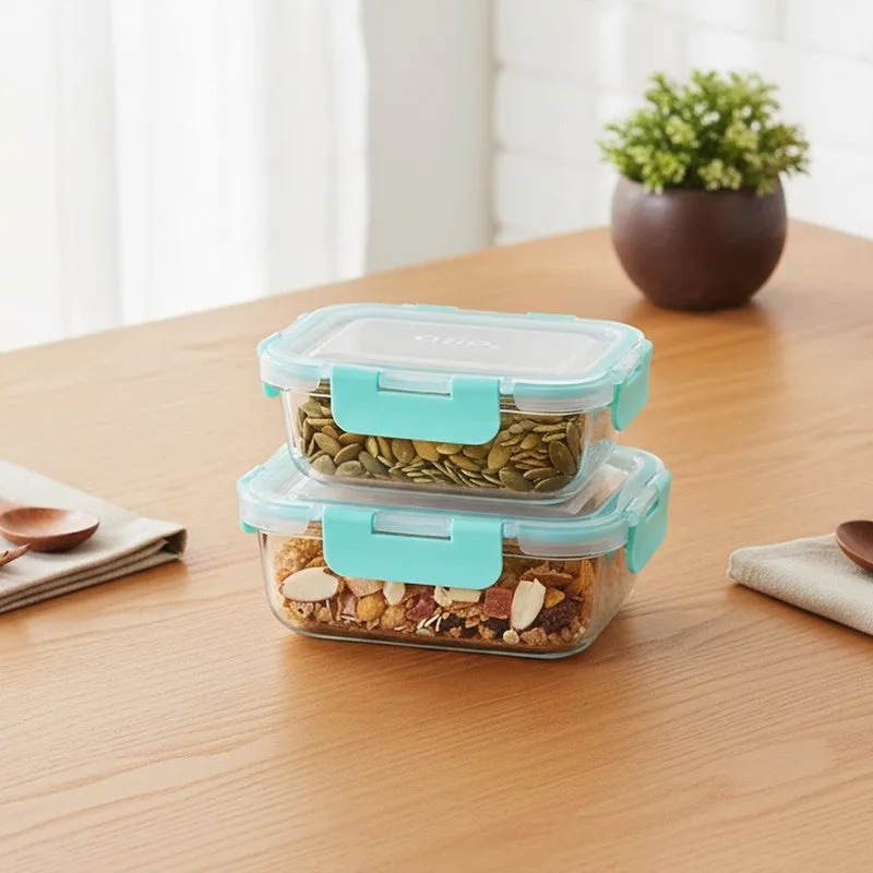 Packly Leak Proof Glass Lunch Box - Set Of Two media 3