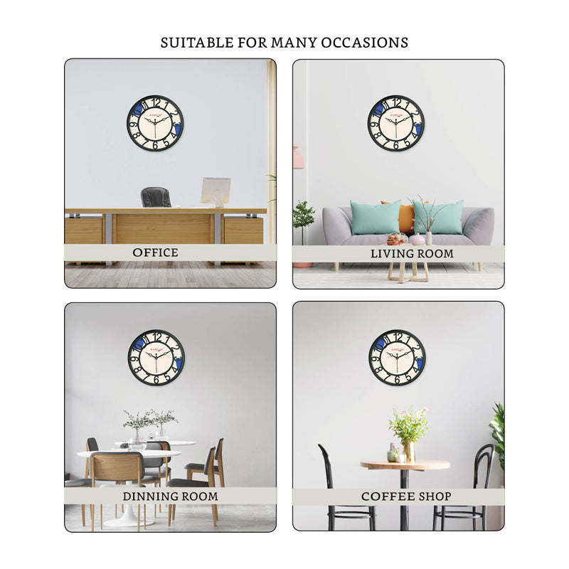 Govik Sweep Silent Wall Clock media 9