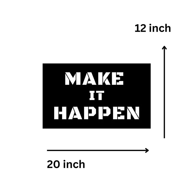 Make It Happen Iron Wall Accent media 5
