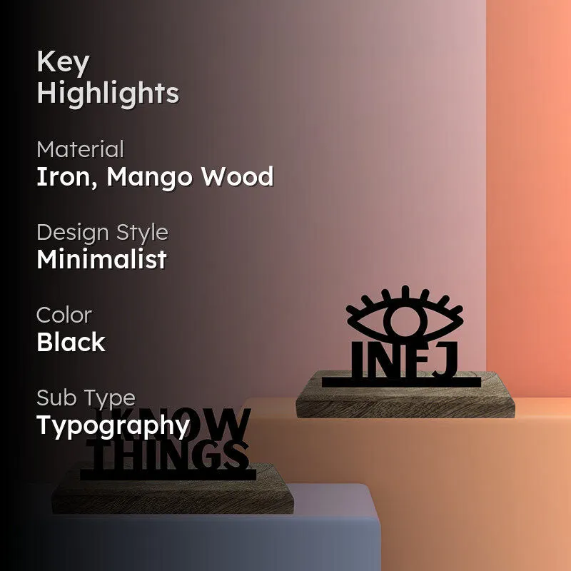 All Knowing INFJ Showpiece - Set Of Two media 2