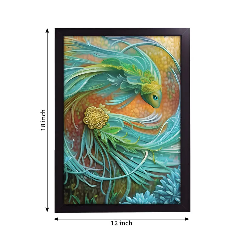 Turquoise Fins Wall Art media 6