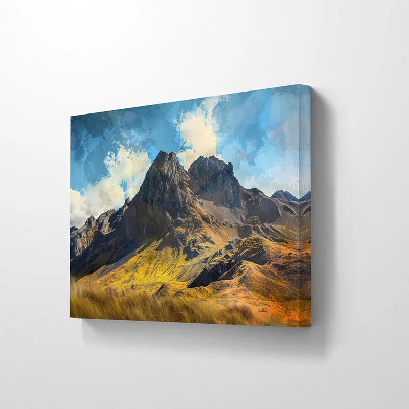 Mountains Of Vale Wall Painting media 5