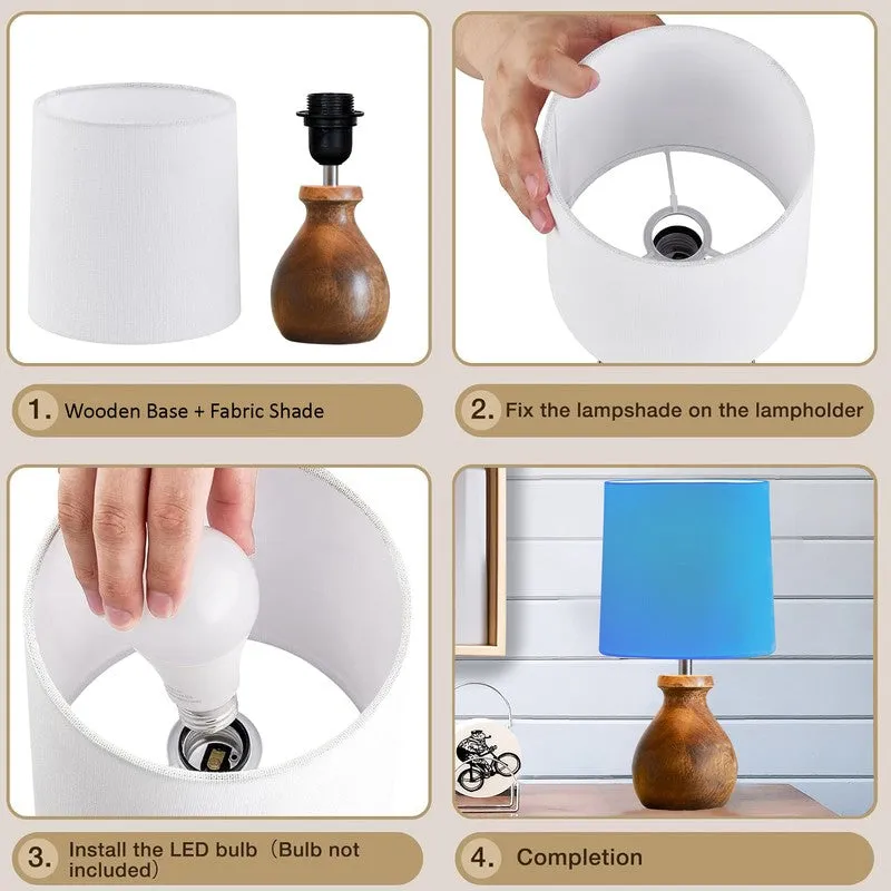 BlueMinima Wooden Table Lamp media 6