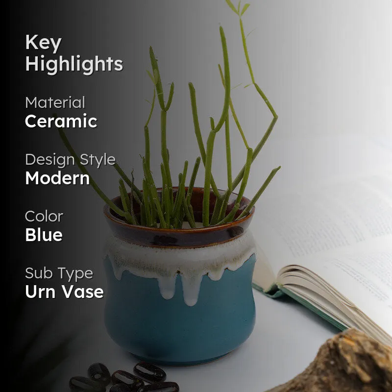 Honey Drip Planter - Blue media 2