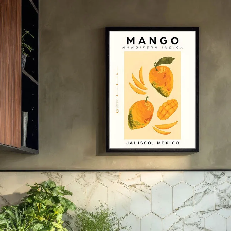 MangoFarm Archival Canvas Wall Art - Black media 3
