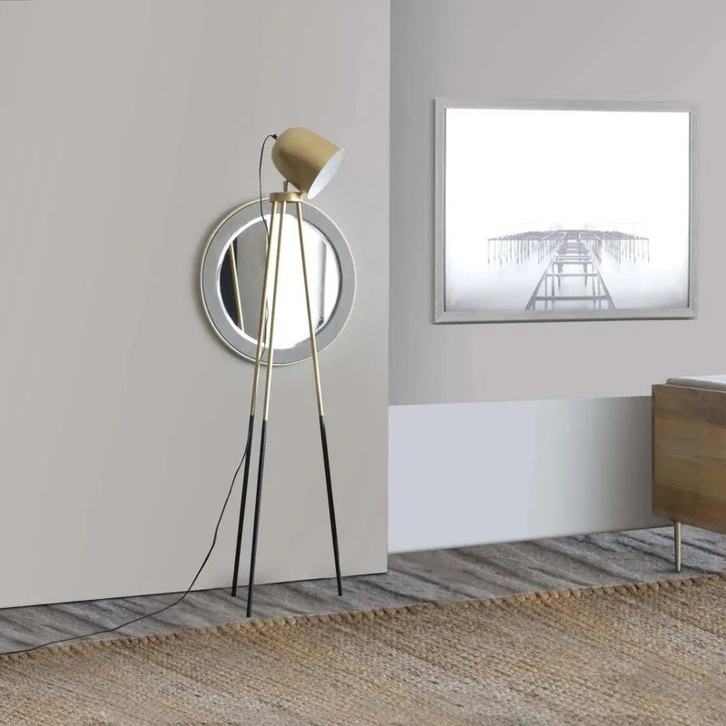 Orange Tree Rea Floor Lamp - Golden media 3