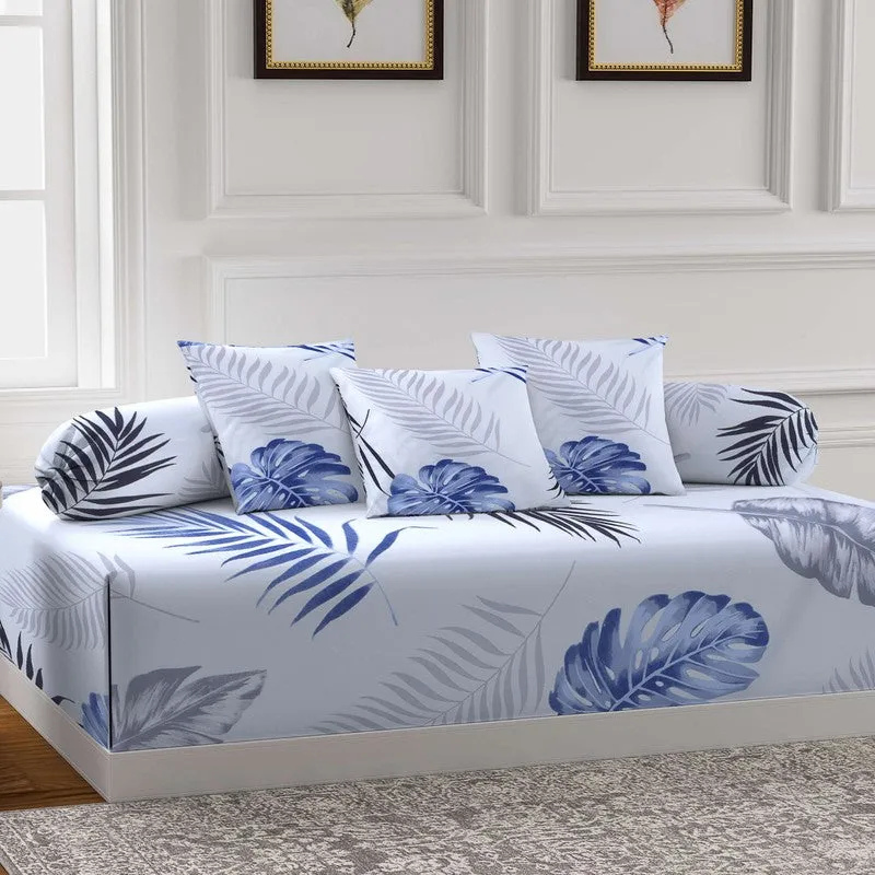 Sunjara Printed Diwan Set - Six Piece Set media 3