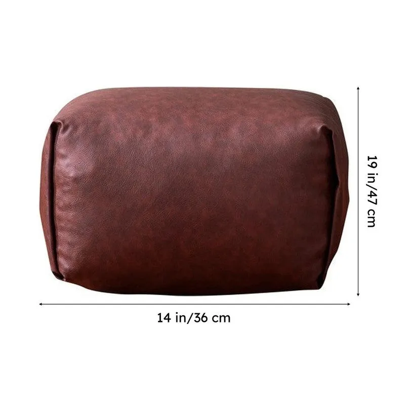 Clean Aesthetic Pouffe - Brown media 11