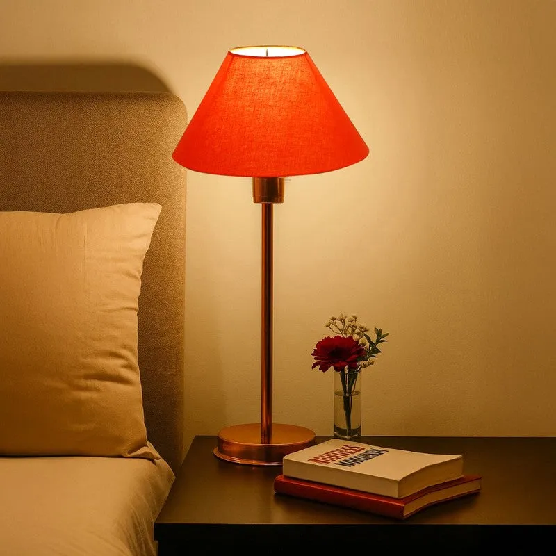 Kavira Elyn Metal Table Lamp - Orange media 1