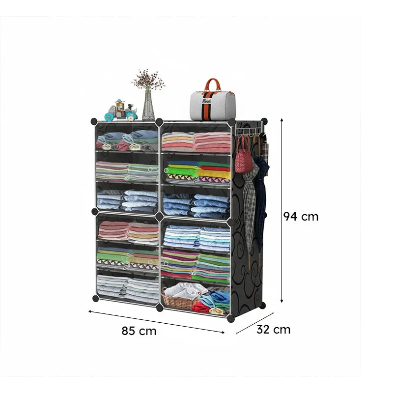 StepNest Black Plastic & Metal Shoe Racks media 9