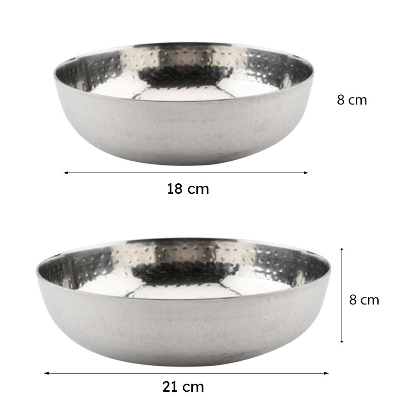 Dip Deep Hammered Kadhai Without Handle - 600 ML media 7