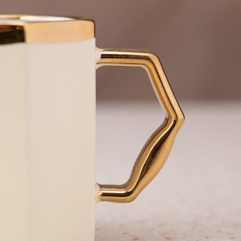 Venzor Porcelain Tea Cup (190 mL Each) -  Set of Six media 4