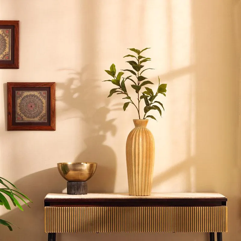 Artificial Realistic Green Flower Stick media 5