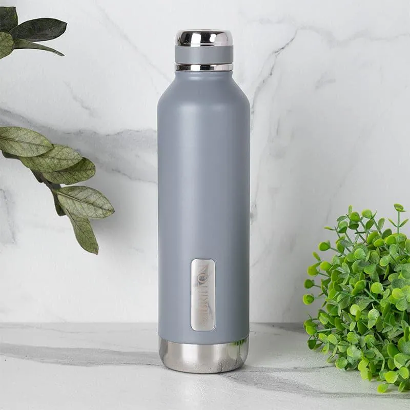 Bristo Sip Hot & Cold Thermos Water Bottle (Grey) - 750 mL media 1