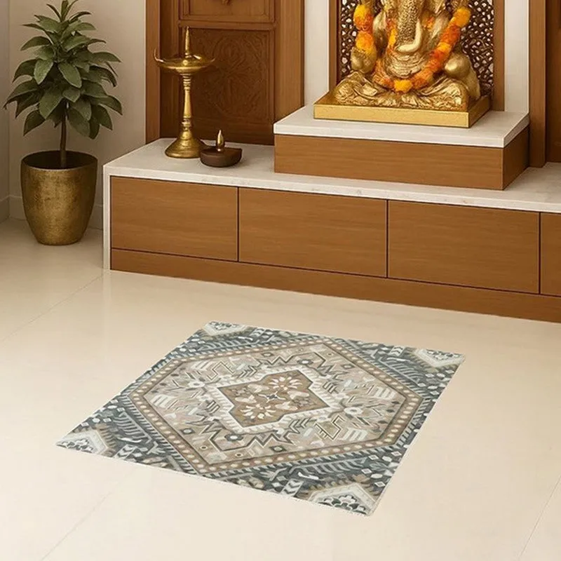 Iman Grace Prayer Mat (Brown) - 550 GSM media 4