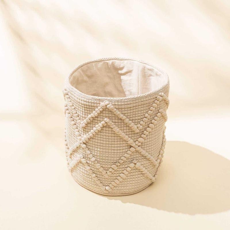Gila Chevron Natural Fiber Laundry Basket media 4