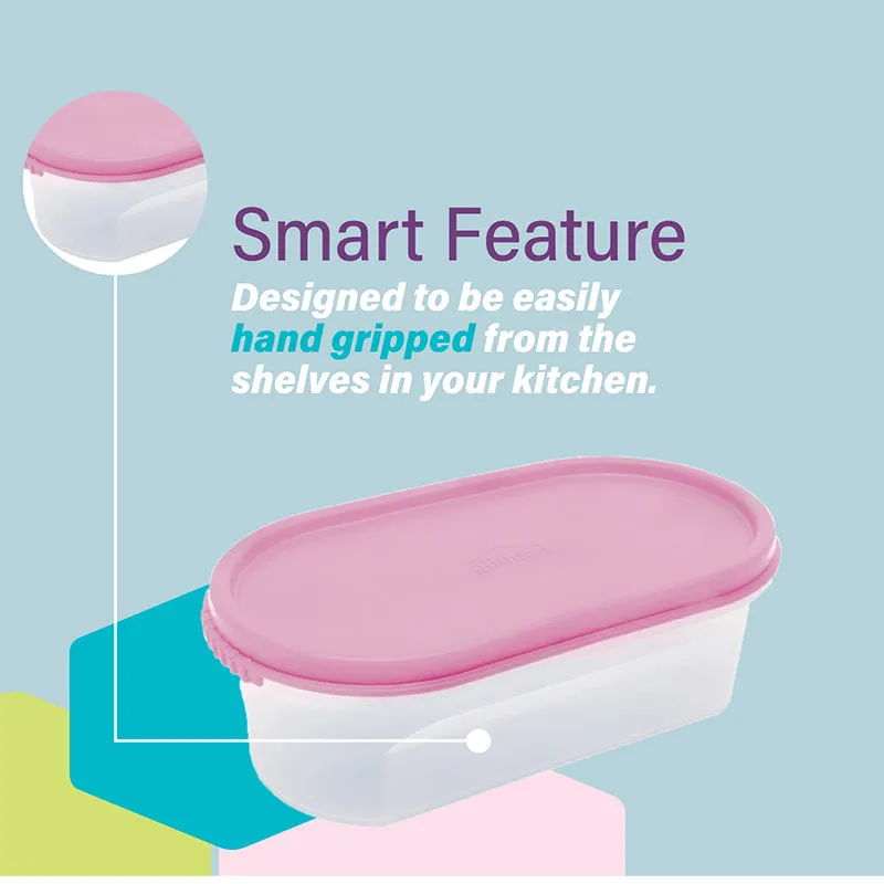 Elmera Storage Container (Pink & White) - Set Of Twelve media 3
