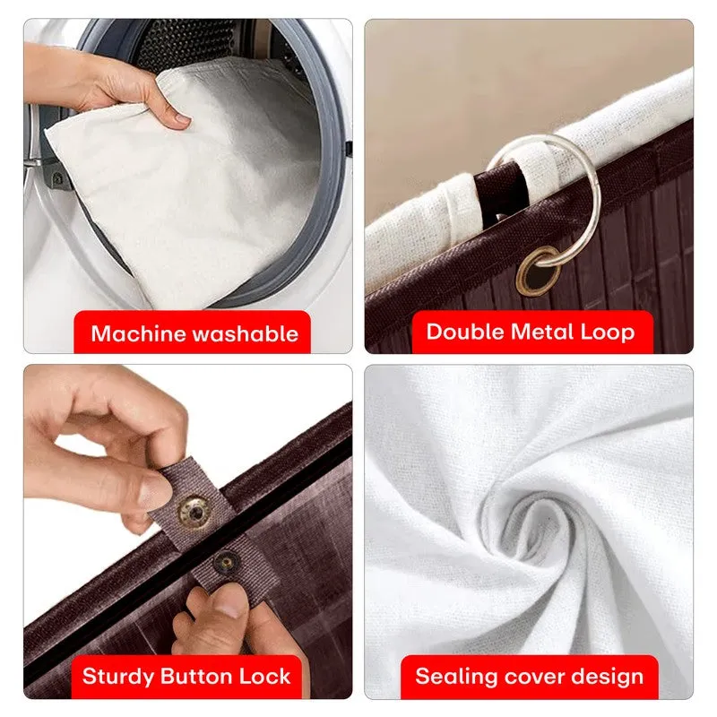 Rioware UrbanRib Laundry Basket - Brown media 5