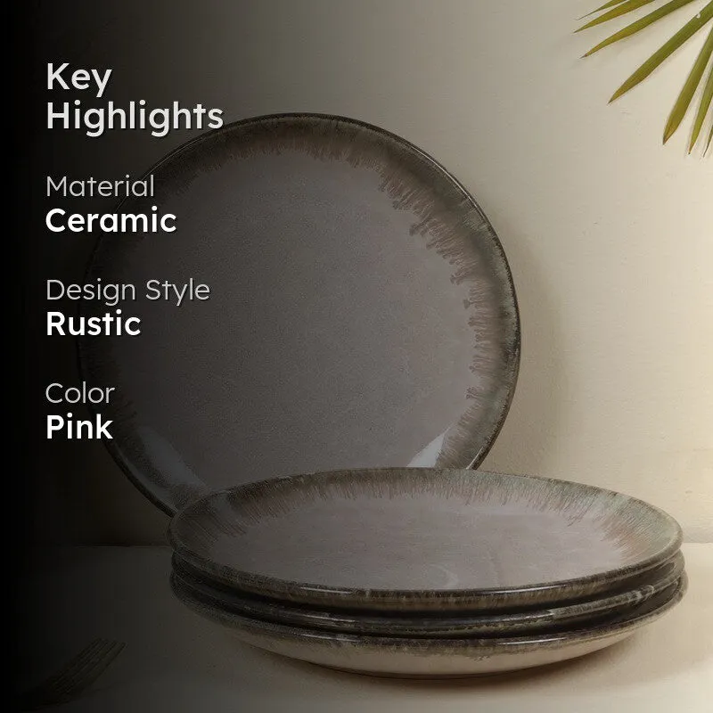 Crestora Elegance Dinner Plate (Pink) - Set Of Four media 2