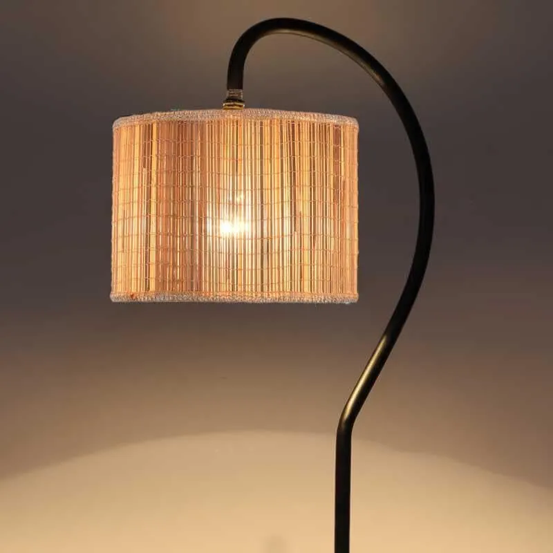 Bonzoi Bamboo Table Lamp - Beige,Black media 3