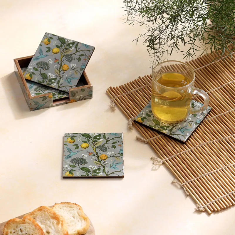 Taarika MDF Coaster - Five Piece Set media 1