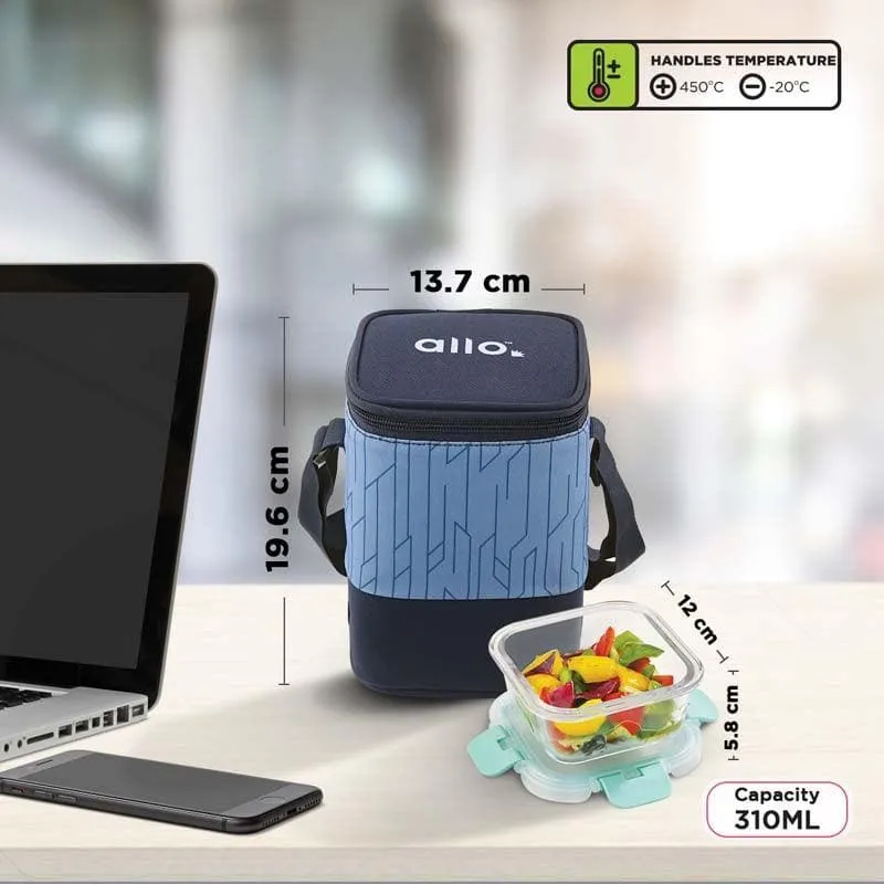Jonas Lunchbox With Square Circuit Bag (310 ML) - Set Of Three media 7