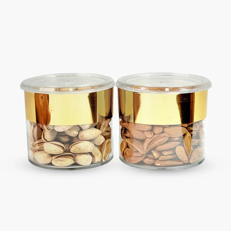CrystalHive Container (500 mL Each,Gold) - Set Of Two media 3