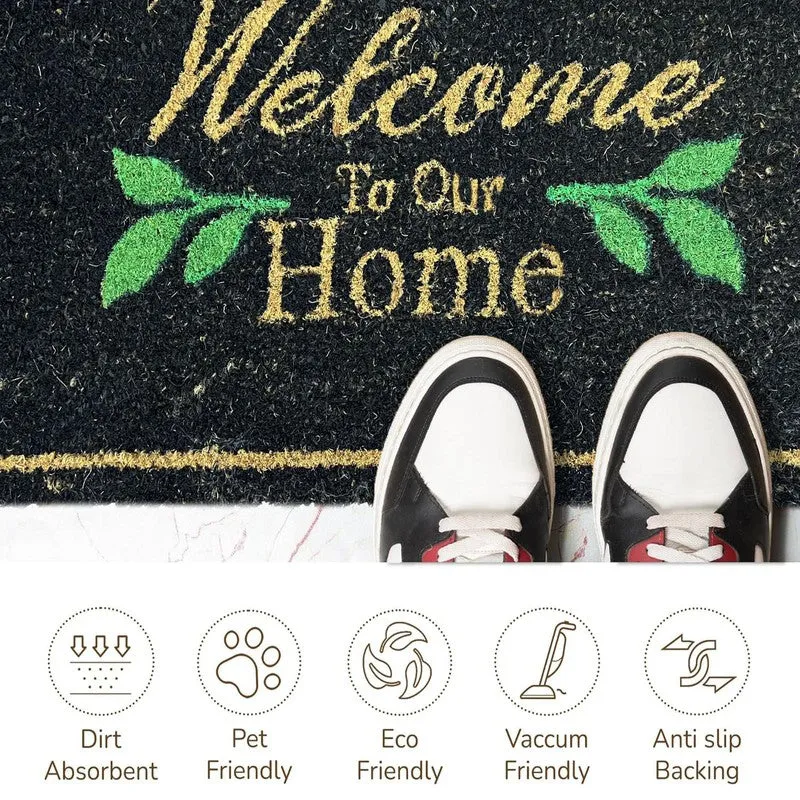 Welcome Home Coir Door Mats - Black media 9
