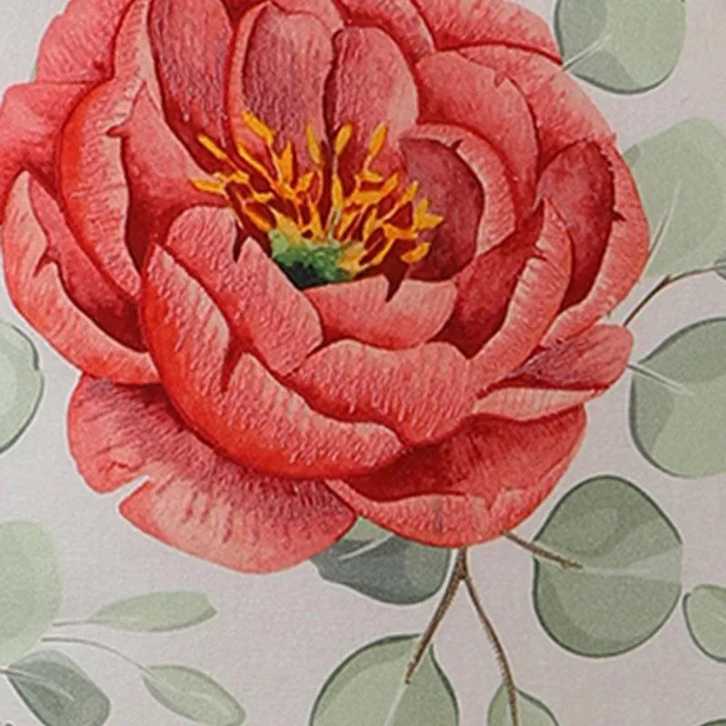 Peony Field Printed Cotton Cushion Cover - Set Of Two media 4