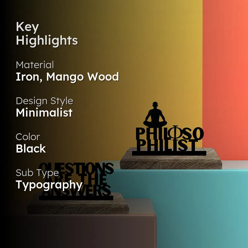Philosophilist Showpiece - Set Of Two media 2