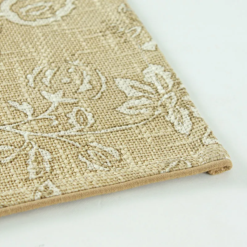 Willow Petal Cotton Table Mat (Beige) - Set Of Two media 5