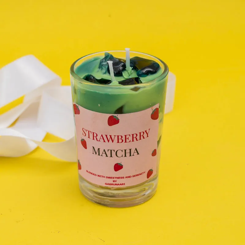 Strawberry Matcha Scented Candle - Strawberry media 3