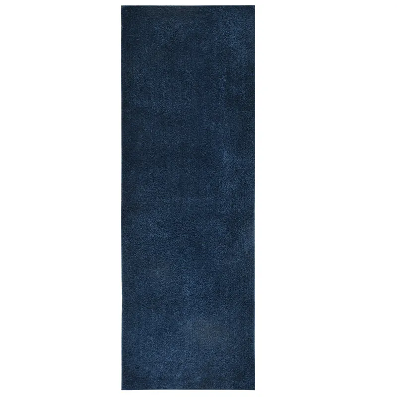 Relma Anti Skid Cotton Runner Rug (Dark Blue) - Set Of Two media 3
