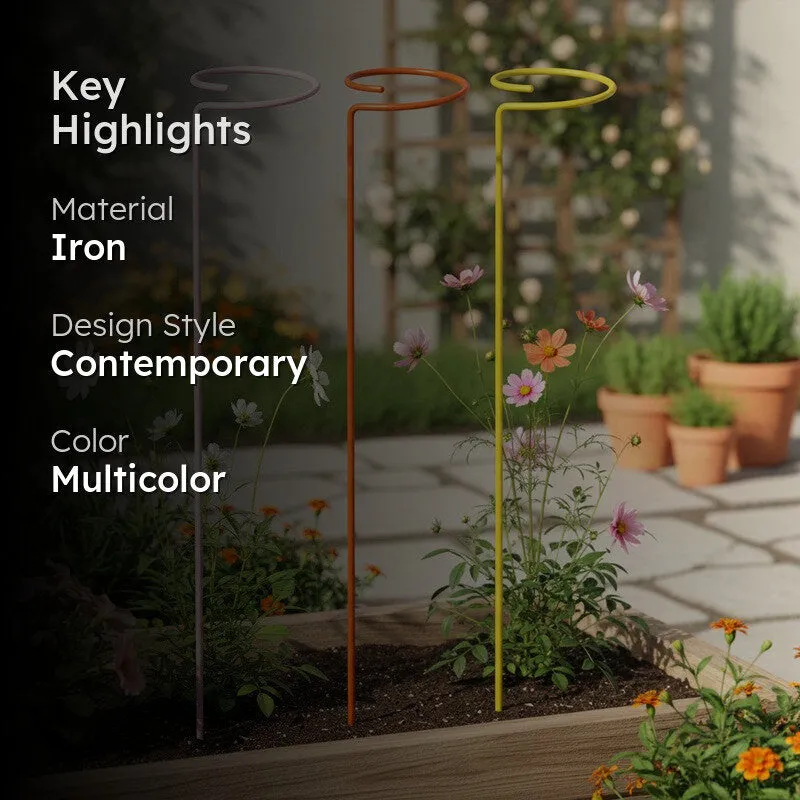 Plantique Iron Garden Stake - Set Of Three media 2
