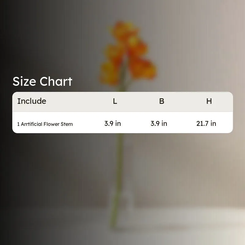 Artificial Orchid Flowers Bunch media 8