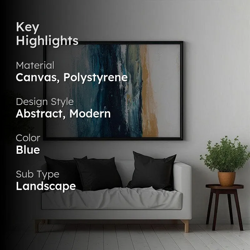 The Highland Canvas Wall Painting - Black Frame media 2
