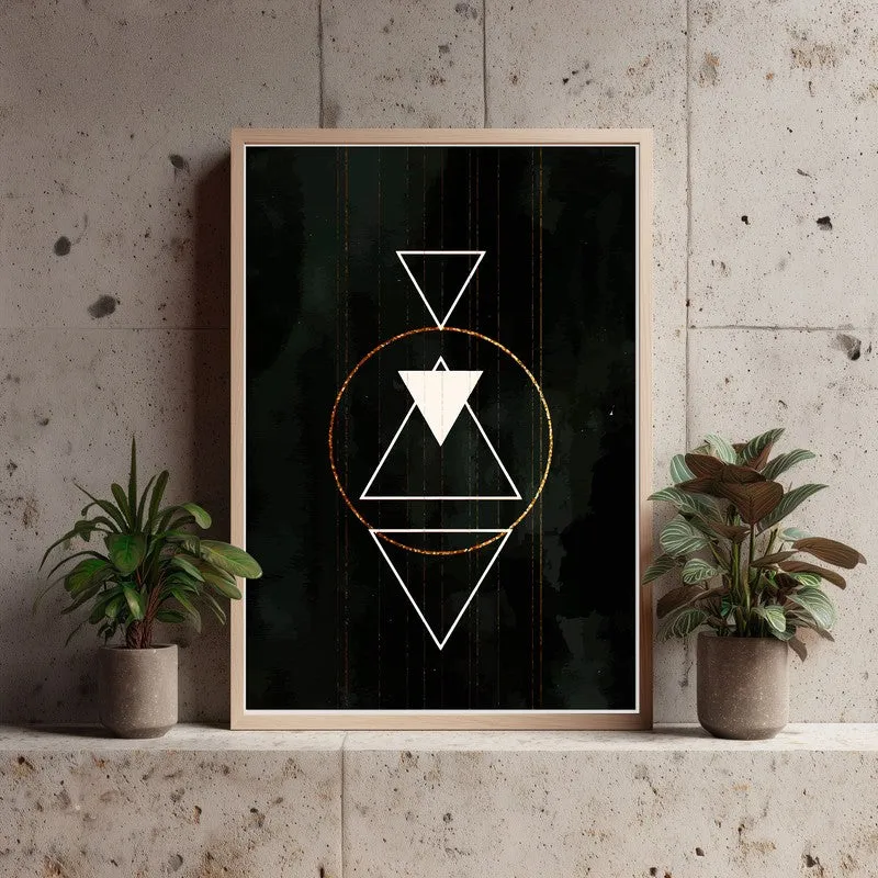Zenith Whisper Archival Canvas Wall Art - Natural Brown Frame media 4