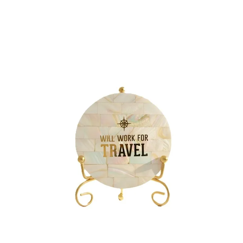 Voyage Muse Marble Showpiece With Stand media 3