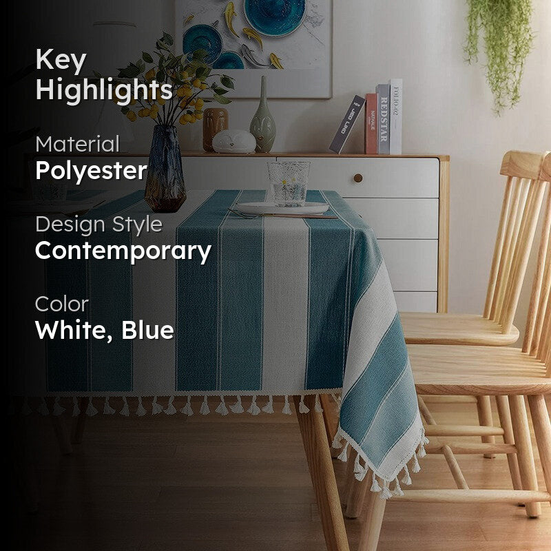 Urban Space Slimstripe Table Cover - Blue media 2