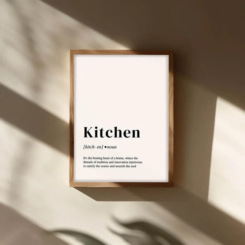 MinimalKitchen Archival Canvas Wall Art - Brown media 3