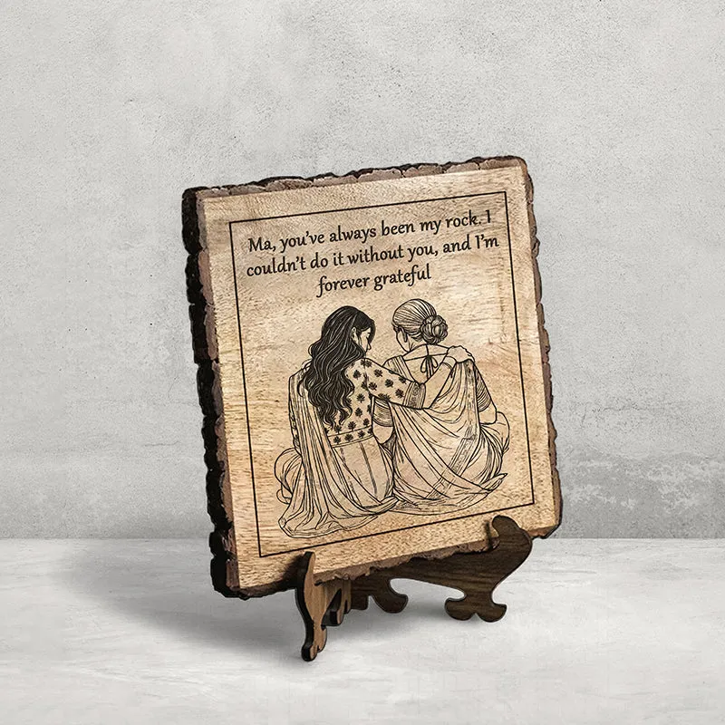 Forever Grateful Wood Showpiece - Square media 3