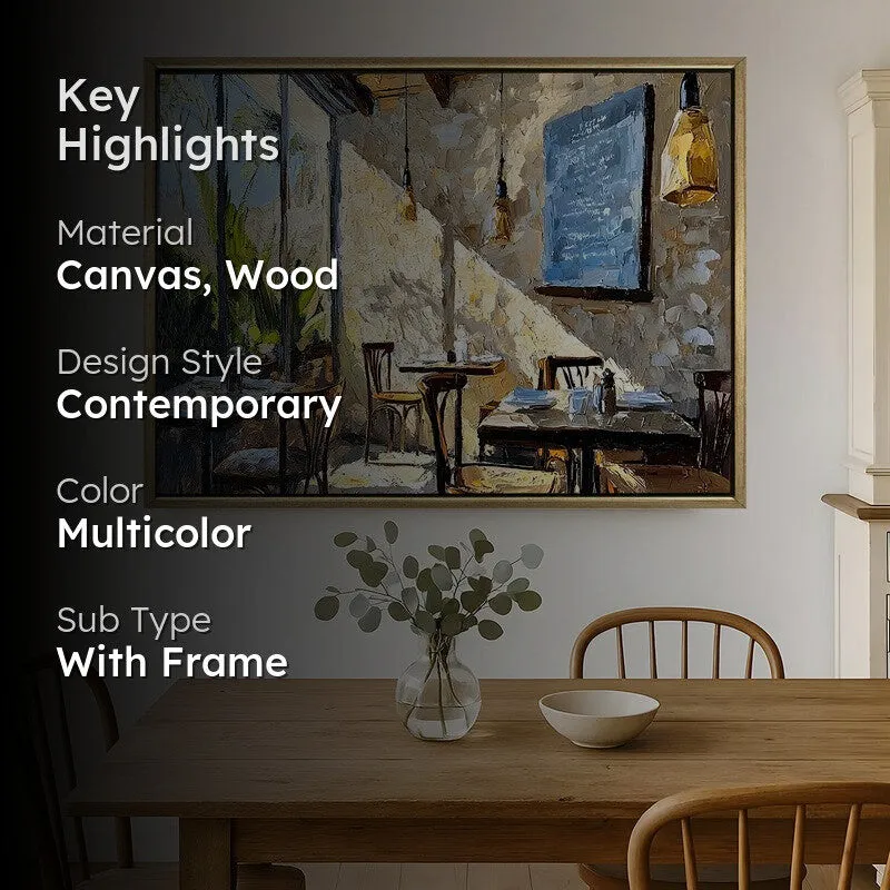 Coastal Morning Canvas Wall Painting With Frame media 2