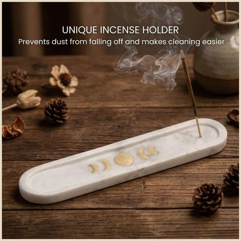 Varishta Marble Incense Holder media 4
