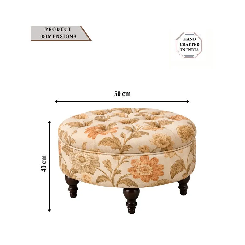BloomNest Teak Wood Ottomans & Pouffe media 8