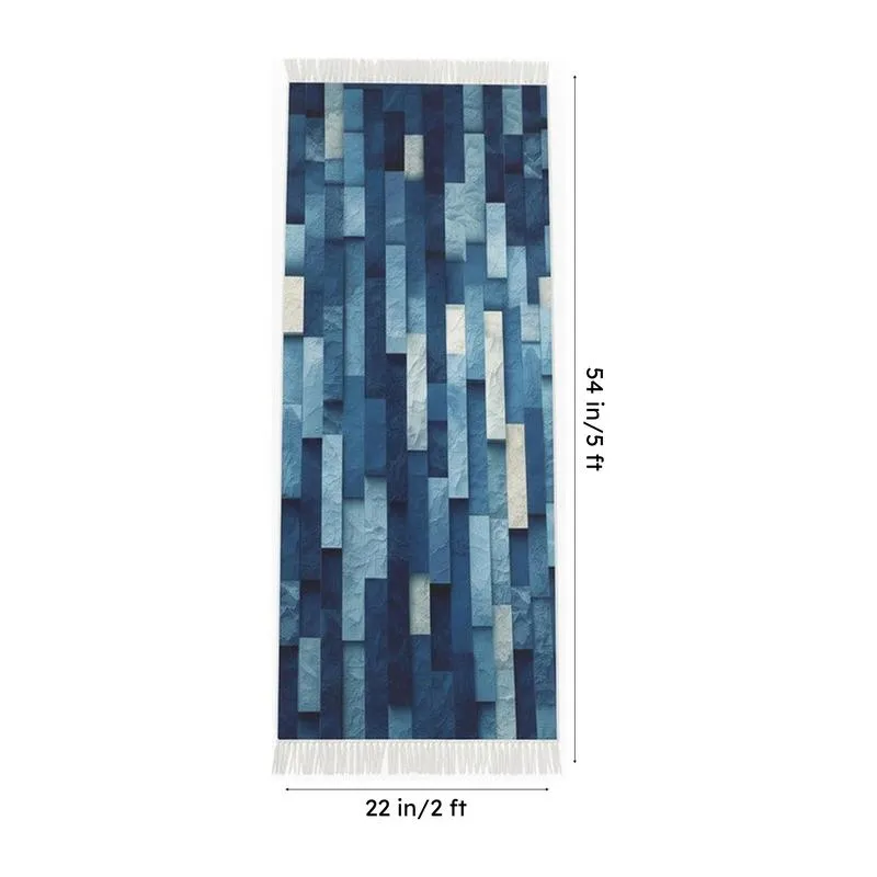 Emerald Lattice 3D Leaf Runner Rug media 7