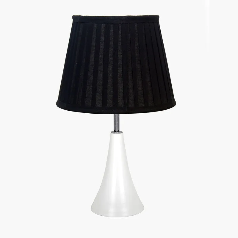 NightAura Soft Glow Wooden Table Lamp - Black,White media 3