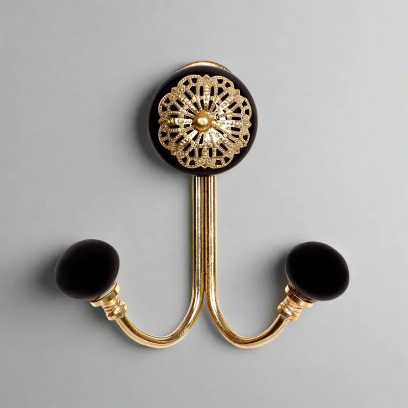 Minate Floral Filigree Wall Hook media 1